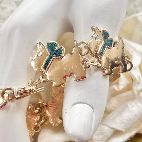 New with tags SCOTTISH CHEER GOLD and GREEN BRACELET. The perfect Festive Gift! - Picture 2 of 4